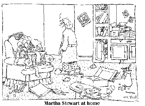 Martha Stewart at home