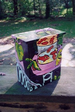 hand-painted furniture