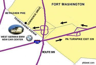 Fort Washington, Maps of Pennsylvania