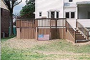 Deck with Wraparound porch