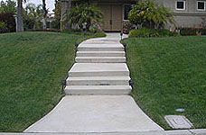Before Photo of Concrete Steps and Front Entry