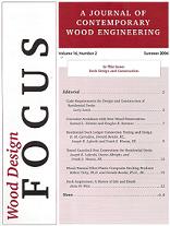 Cover of Wood Design Focus