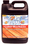 One TIME Wood Protector is a unique exterior wood protection formula 
used to protect Decks, Docks, Log homes, Siding, Outdoor furniture, Fences, Shake Roofs, Boardwalks and Outdoor Structures