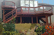 Chimney Lakes, GA - Hardwood multi-level deck