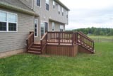 Deck with Dual Staircase