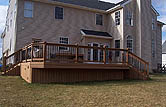 Backyard Decks Made With Composite Lumber