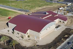 Camp Pendleton California's Semper Fit Fieldhouse - Aerial Photo Showing
Award-Winning Roofing Project