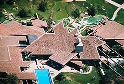 Aerial Photo of Residence at Del Mar, CA