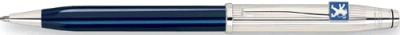 A.T. Cross Pens - Century II Translucent Blue Lacquer/Chrome Ball-point pen